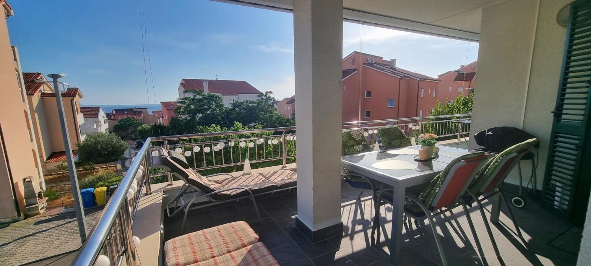Apartment Zana Novalja Bagian luar foto